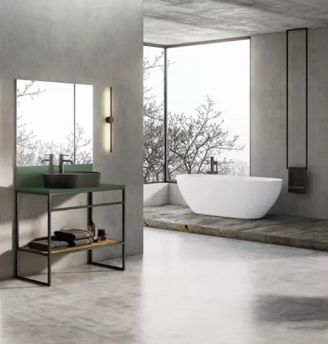 Márványpult, AREZZO design márványpult 80/46/1,5 matt zöld