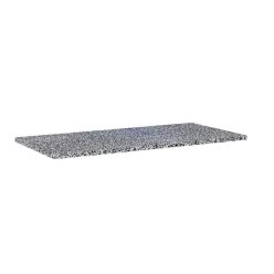   Mosdópult, AREZZO design TERRAZZO márvány mosdópult 100/46/2 fekete matt
