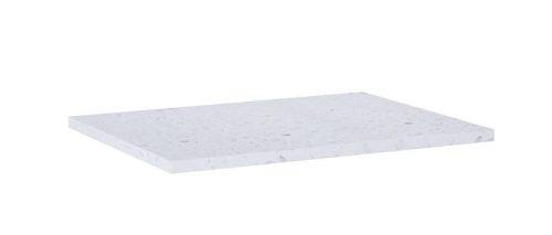 Mosdópult, AREZZO design TERRAZZO márvány mosdópult 60/46/2 fehér matt