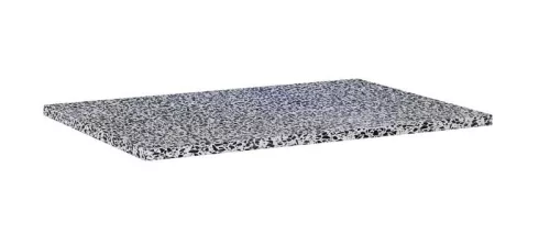 Mosdópult, AREZZO design TERRAZZO márvány mosdópult 70/49,4/2 fekete matt