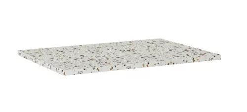 Mosdópult, AREZZO design TERRAZZO márvány mosdópult 70/49,4/2 mix matt
