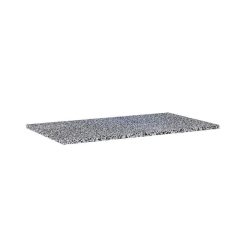   Mosdópult, AREZZO design TERRAZZO márvány mosdópult 90/49,4/2 fekete matt