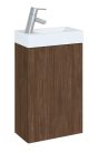 Alsó szekrény, AREZZO design MINI 40 1 ajtós Lincoln dió (alsószekrény + mosdó)