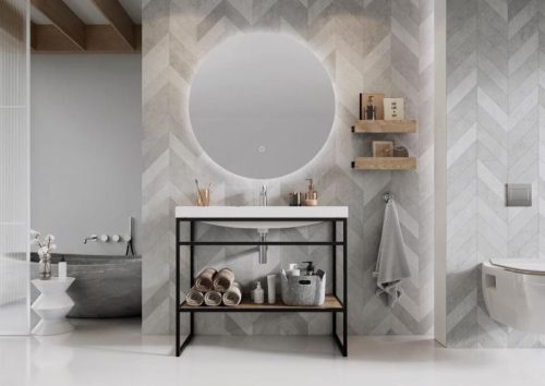 Polc, AREZZO design univerzális polc bármely modellhez 40 cm, canela tölgy