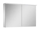 Felső szekrény, AREZZO design Tükrös szekrény PREMIUM 100,2 ajtó + TECHNOBOX+ LED LÁMPA PANEL