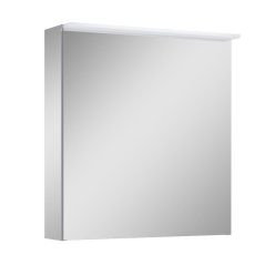   Felső szekrény, AREZZO design Tükrös szekrény PREMIUM 60,1 ajtó + TECHNOBOX+ LED LÁMPA PANEL