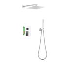 Falba süllyesztett csaptelep, AREZZO design CUBEFIELD falsík alatti zuhany csaptelep szett, króm