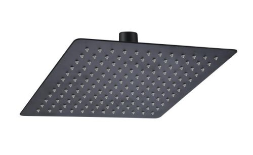 Kézizuhany, AREZZO design Slim Square 30x30 szögletes esőztető matt fekete AR-3001MB