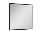 Tükör, AREZZO design Keretes tükör 80/80, fekete, 19 mm