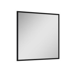 Tükör, AREZZO design Keretes tükör 80/80, fekete, 19 mm