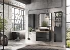 Tükör, AREZZO design Keretes tükör 80/80, fekete, 19 mm