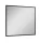 Tükör, AREZZO design Keretes tükör 90/80, fekete, 19 mm