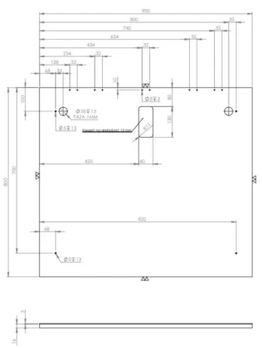 Tükör, AREZZO design SOTE 90 tükör