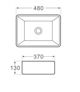 Mosdó, AREZZO design Placa mosdótál AR-058