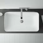 Mosdó, AREZZO design pultra ültethető mosdó AGNES 72x41