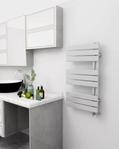 Rdiátor, AREZZO design HORIZONT WHITE 900X500 törölközőszárítós radiátor AR-HW9050