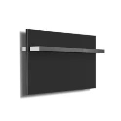   Radiátor, AREZZO design ONYX 1  BLACK MATT elektromos törölközőszárító radiátor
