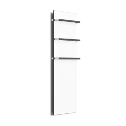   Radiátor, AREZZO design ONYX 3 WHITE MATT elektromos törölközőszárító radiátor