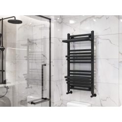   Radiátor, AREZZO design STEP BLACK 1000x500 törölközőszárító radiátor AR-SP10050B