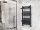 Radiátor, AREZZO design STEP BLACK 1000x500 törölközőszárító radiátor AR-SP10050B