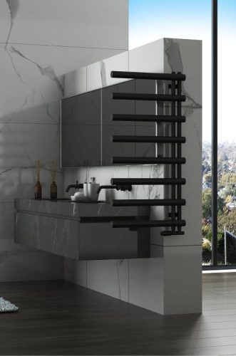 Radiátor, AREZZO design TUBE ANTRACIT 1200x600 törölközőszárítós radiátor AR-TB12060