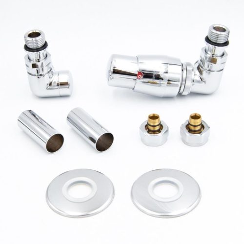 Radiátor szelep, AREZZO design CORNERPEX/VISION radiátor szelep króm, bal AR-CORNERPEX-CR-L