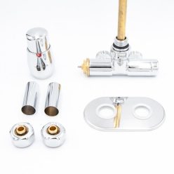   Radiátor szelep, AREZZO design SPEARPEX/UNICO radiátor szelep króm, bal AR-SPEARPEX-CR-L