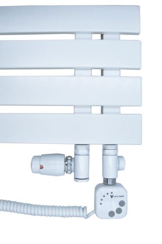 Radiátor szelep, AREZZO design VARIOPEX/INTEGRA radiátor szelep fekete, jobb AR-VARIOPEX-B-R