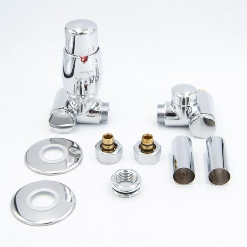 Radiátor szelep, AREZZO design VARIOPEX/INTEGRA radiátor szelep króm, bal AR-VARIOPEX-CR-L