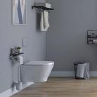 WC, AREZZO design VERMONT függesztett peremnélküli wc