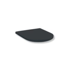   WC tető, AREZZO design ARIZONA Slim Soft Close lecsapódásgátlós WC tető FEKETE AR-ASCSLIMB