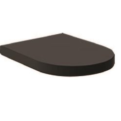   WC tető, AREZZO design INDIANA soft close wc tető fekete AR-ISCB