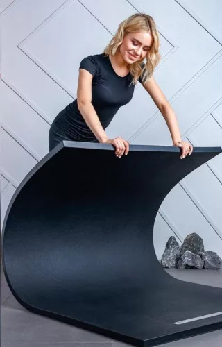 Zuhanytálca, AREZZO design SOLIDSoft zuhanytálca 100x100 cm, BETON, színazonos lefolyóval (2 dobo