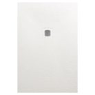 Zuhanytálca, AREZZO design SOLIDSoft zuhanytálca 120x100 cm, FEHÉR, színazonos lefolyóval(2 doboz