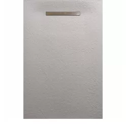   Zuhanytálca, AREZZO design SOLIDSoft zuhanytálca 120x90 cm, BETON, egyenes lefolyóval (2 doboz)