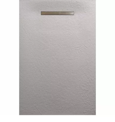 Zuhanytálca, AREZZO design SOLIDSoft zuhanytálca 120x90 cm, BETON, egyenes lefolyóval (2 doboz)