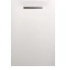 Zuhanytálca, AREZZO design SOLIDSoft zuhanytálca 160x90 cm, FEHÉR, egyenes lefolyóval (2 doboz)