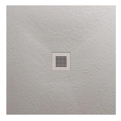 Zuhanytálca, AREZZO design SOLIDSoft zuhanytálca 90x90 cm, BETON, színazonos lefolyóval (2 doboz)