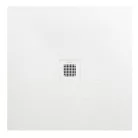 Zuhanytálca, AREZZO design SOLIDSoft zuhanytálca 90x90 cm, FEHÉR, színazonos lefolyóval (2 doboz)