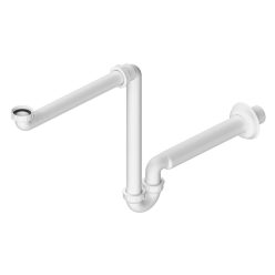   Mosdó szifon, Sapho BRUCKNER 151.127.0 helytakarékos mosdószifon, 5/4", DN32