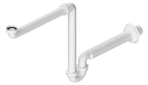 Mosdó szifon, Sapho BRUCKNER 151.127.0 helytakarékos mosdószifon, 5/4", DN32