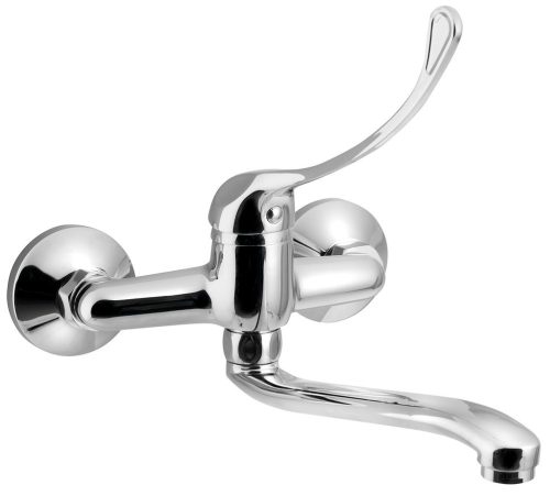 Zuhany csaptelep, Aqualine zuhany csaptelep 52144, 220mm kifolyócsővel és orvosi karral