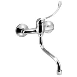   Zuhany csaptelep, Aqualine zuhany csaptelep 52147, 177mm kifolyócsővel és orvosi karral