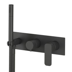   Falba süllyesztett csaptelep, Sapho SPY falba süllyesztett csaptelep PY53/15 zuhanyszettel, matt