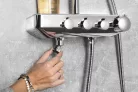 Zuhanyszett, Aqualine FARRAO zuhanyoszlop, króm SL450