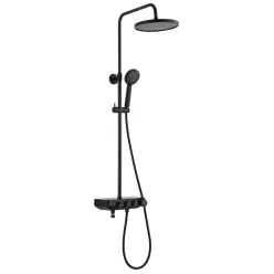 Zuhanyszett, Aqualine FARRAO zuhanyoszlop, fekete SL450B