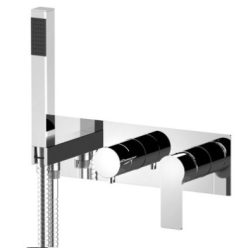   Falba süllyesztett csaptelep, Sapho XA53 PAX falba süllyesztett csaptelep zuhanyszettel, króm
