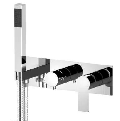 Falba süllyesztett csaptelep, Sapho XA53 PAX falba süllyesztett csaptelep zuhanyszettel, króm