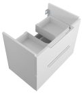 Alsó szekrény, Sapho BRUCKNER NEON 500.114.0 mosdótartószekrény, 47x45x35 cm, fehér