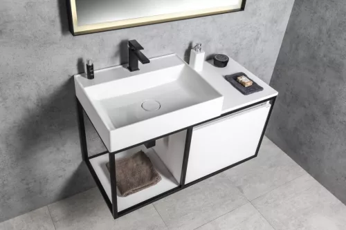 Alsó szekrény, Sapho SKARA CG004-3131 fali mosdótartó szekrény, 100x46,5cm